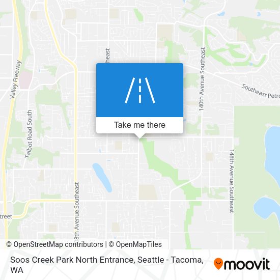 Mapa de Soos Creek Park North Entrance