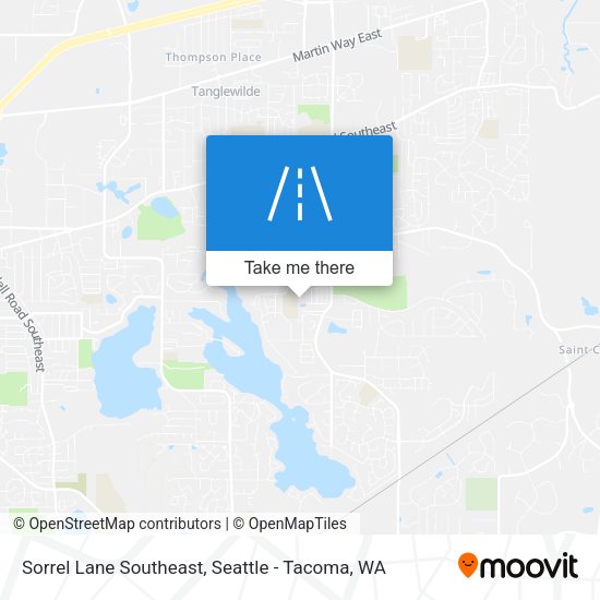 Mapa de Sorrel Lane Southeast