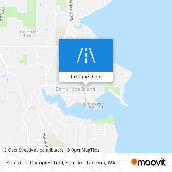 Sound To Olympics Trail map