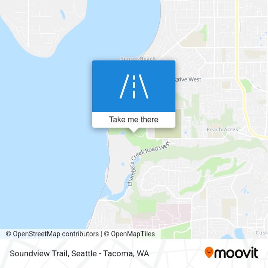 Mapa de Soundview Trail