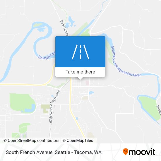 South French Avenue map