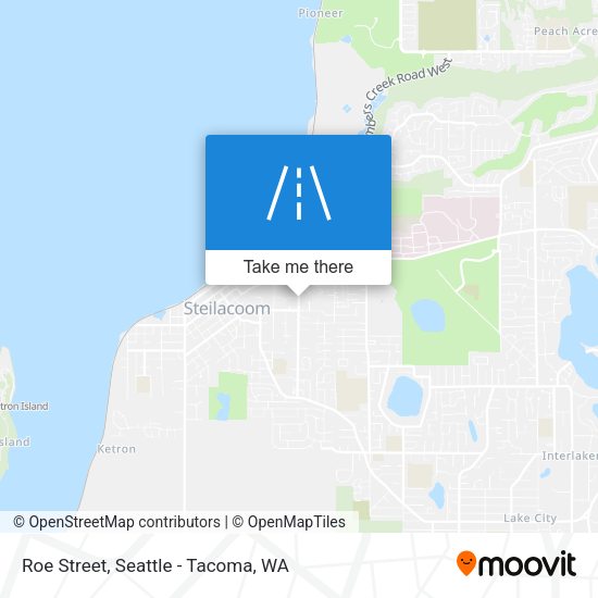 Roe Street map