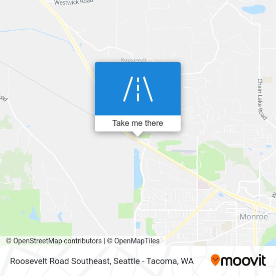 Roosevelt Road Southeast map