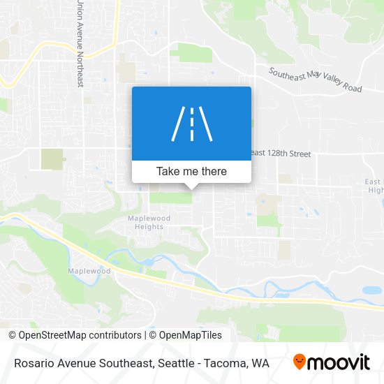Mapa de Rosario Avenue Southeast