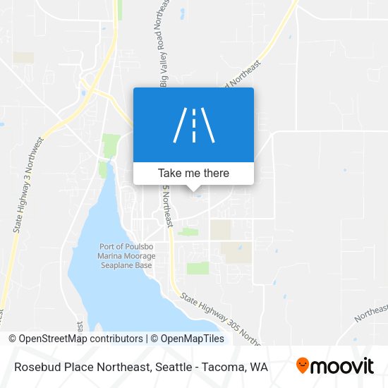 Rosebud Place Northeast map