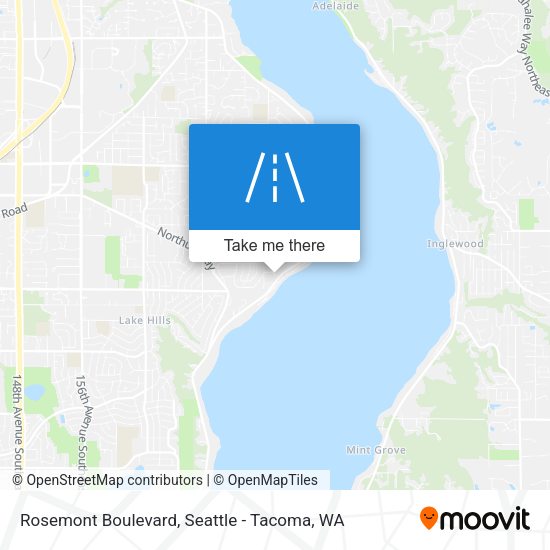 Mapa de Rosemont Boulevard