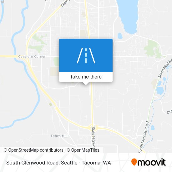 South Glenwood Road map