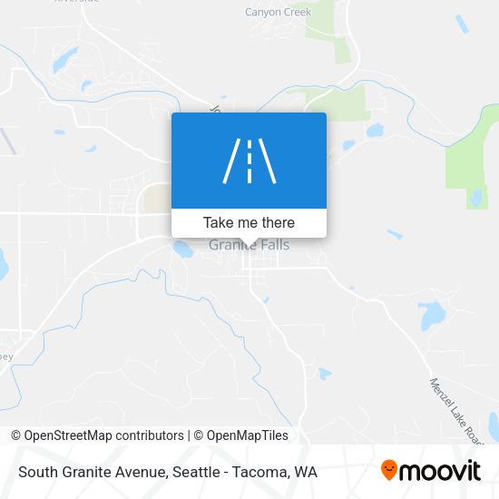 South Granite Avenue map