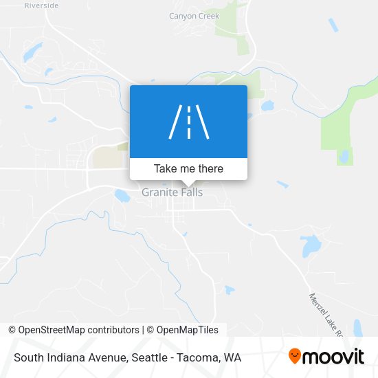 Mapa de South Indiana Avenue