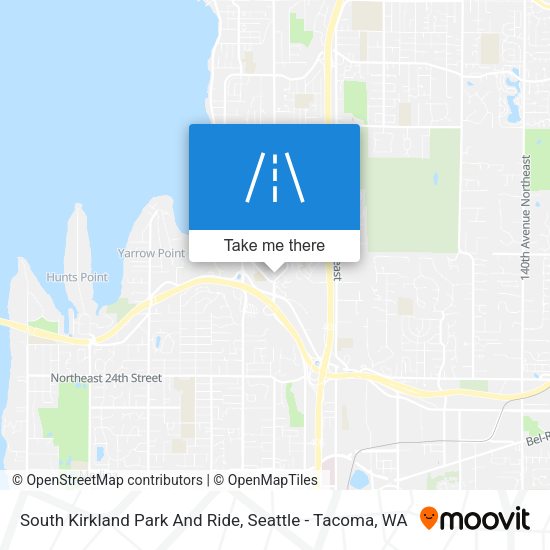 Mapa de South Kirkland Park And Ride