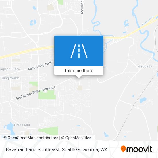 Bavarian Lane Southeast map