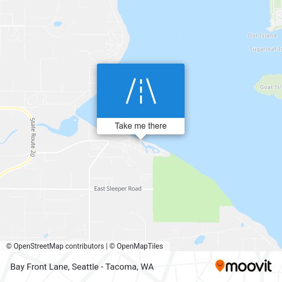 Mapa de Bay Front Lane