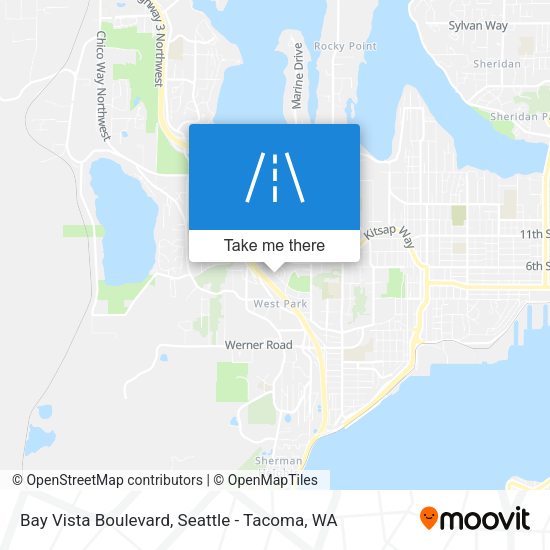 Bay Vista Boulevard map