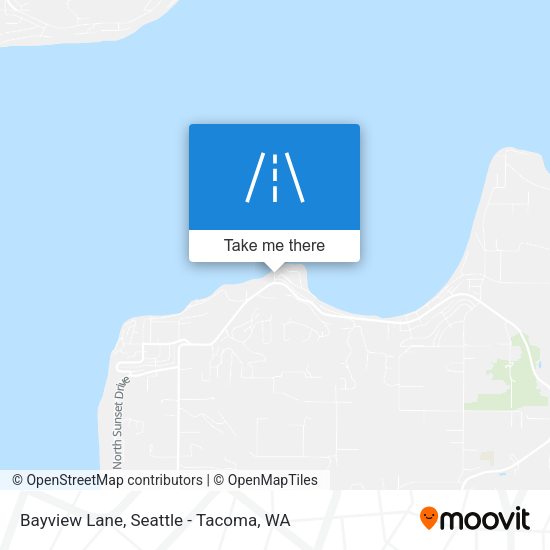 Bayview Lane map