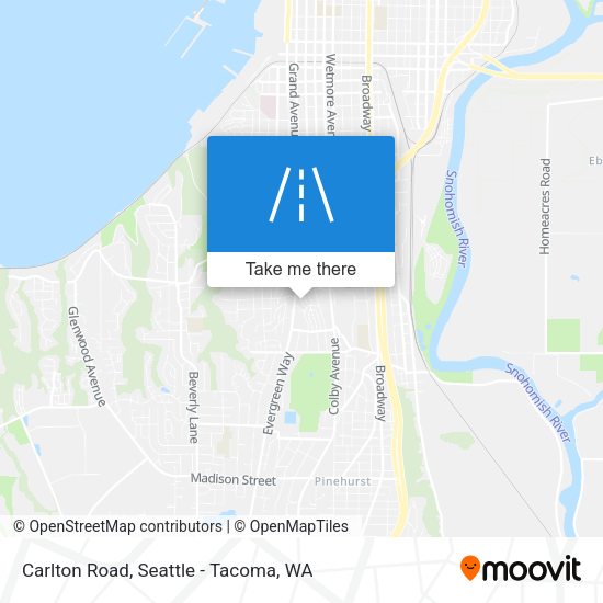 Mapa de Carlton Road