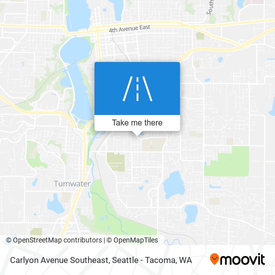 Carlyon Avenue Southeast map