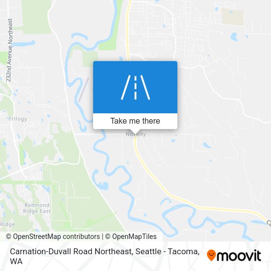 Carnation-Duvall Road Northeast map