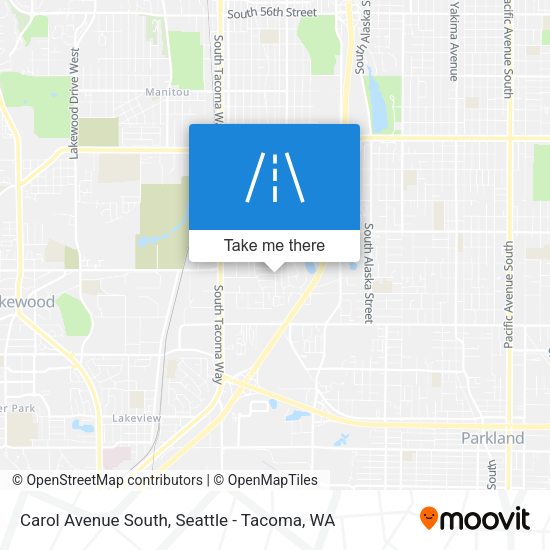 Mapa de Carol Avenue South