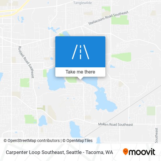 Carpenter Loop Southeast map