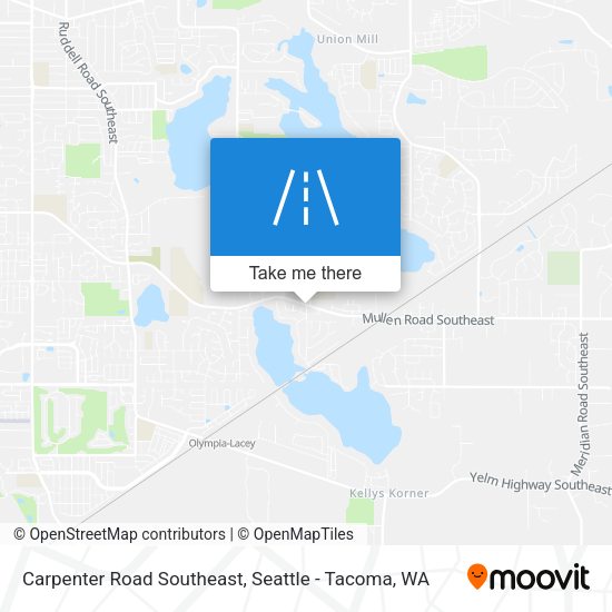 Carpenter Road Southeast map