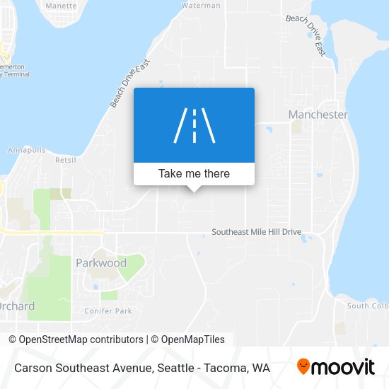 Mapa de Carson Southeast Avenue