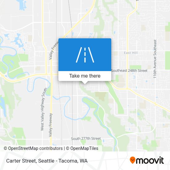 Carter Street map