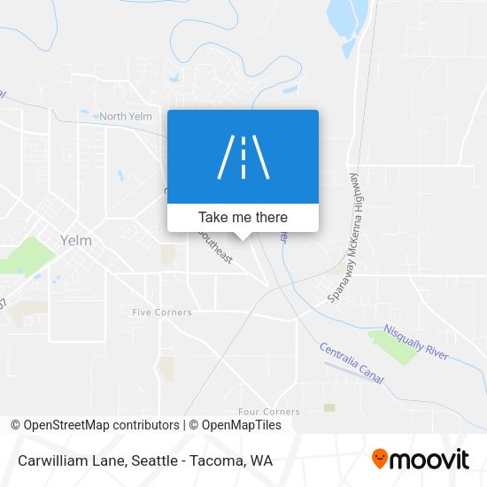 Carwilliam Lane map