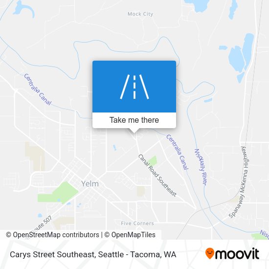 Mapa de Carys Street Southeast