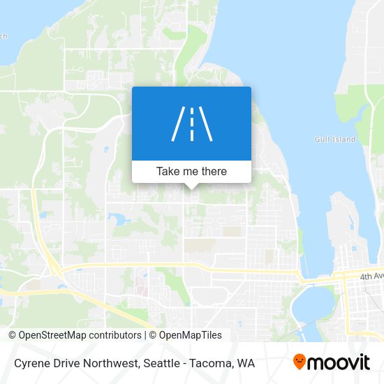 Mapa de Cyrene Drive Northwest