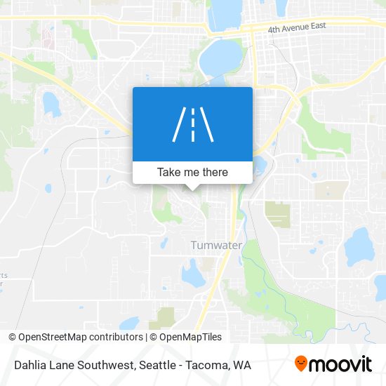 Dahlia Lane Southwest map