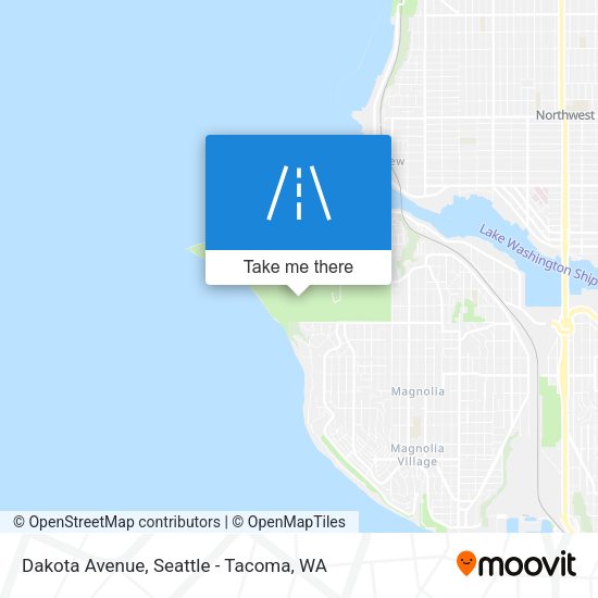 Mapa de Dakota Avenue