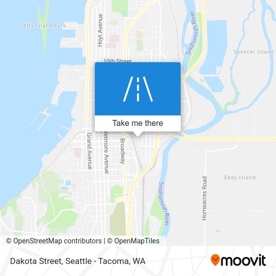 Dakota Street map
