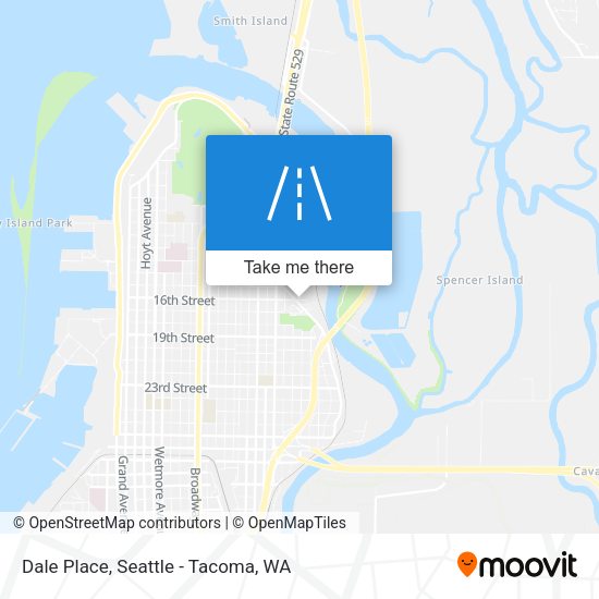 Dale Place map