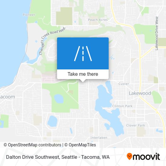 Mapa de Dalton Drive Southwest