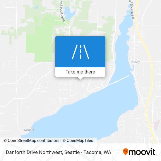 Danforth Drive Northwest map