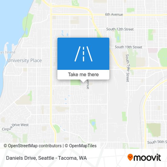Mapa de Daniels Drive
