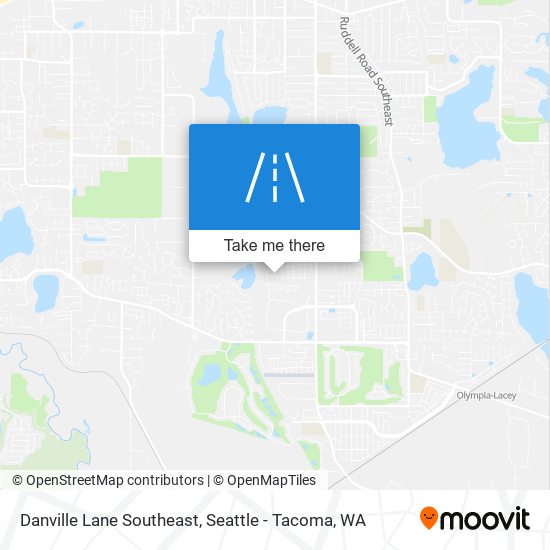 Danville Lane Southeast map