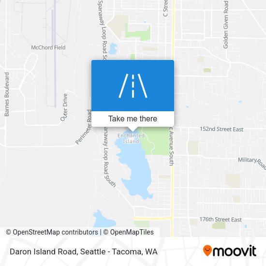 Daron Island Road map