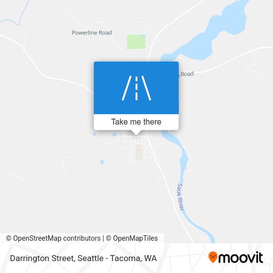 Darrington Street map