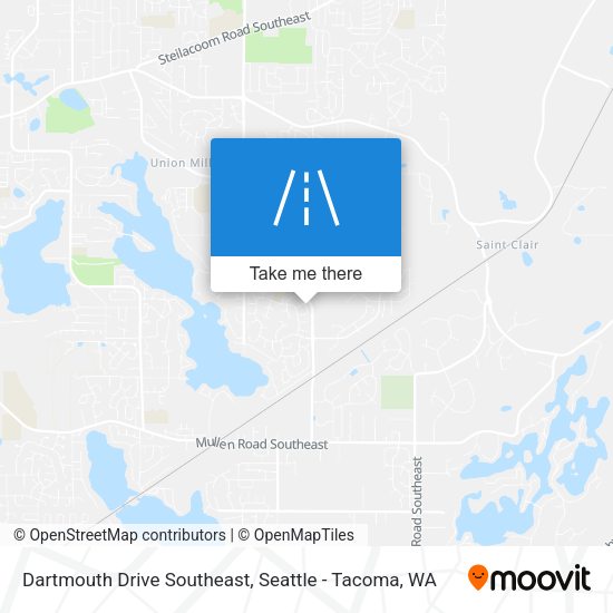 Mapa de Dartmouth Drive Southeast