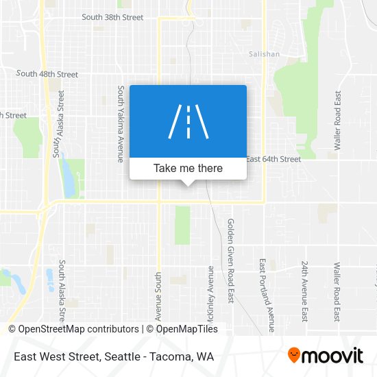 Mapa de East West Street