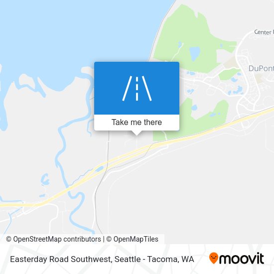 Easterday Road Southwest map