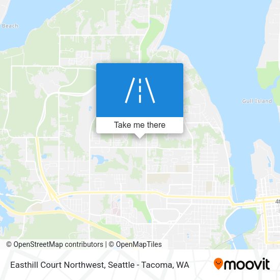 Mapa de Easthill Court Northwest