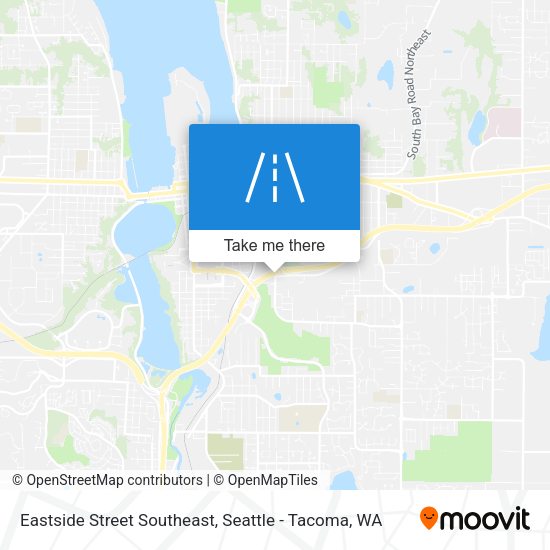 Mapa de Eastside Street Southeast