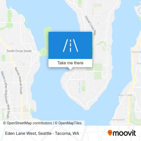 Eden Lane West map
