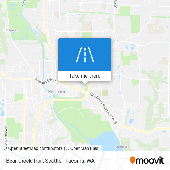 Bear Creek Trail map