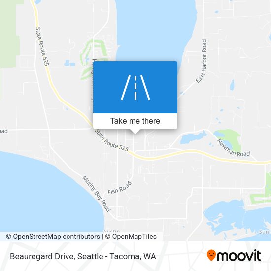 Beauregard Drive map