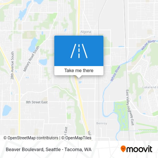 Beaver Boulevard map