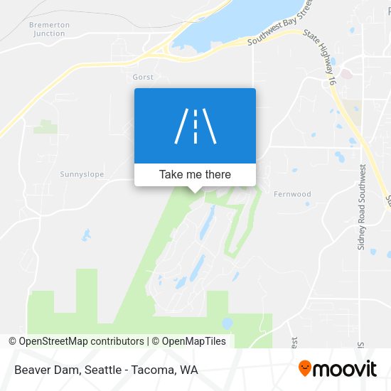 Mapa de Beaver Dam