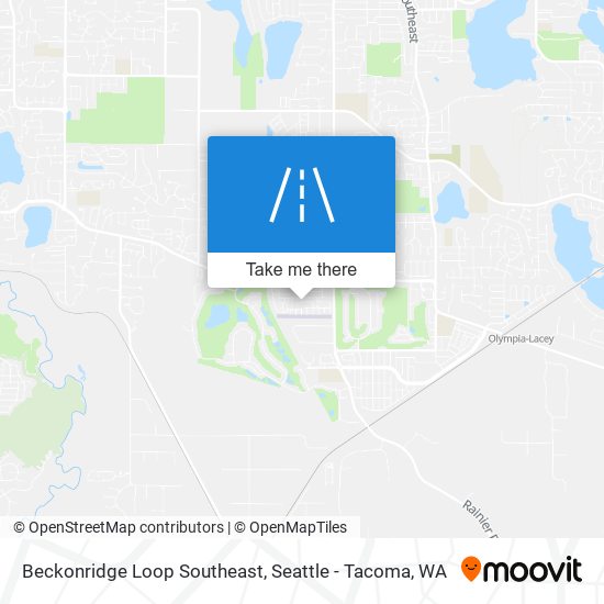 Mapa de Beckonridge Loop Southeast